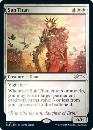 Image of Sun Titan (Rainbow Foil) (SLD-1550) - Secret Lair Drop Series Foil