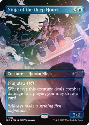 Image of Ninja of the Deep Hours (Rainbow Foil) (SLD-1912) - Secret Lair Drop Series Foil