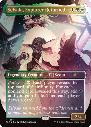 Image of Selvala, Explorer Returned (Rainbow Foil) (SLD-1914) - Secret Lair Drop Series Foil