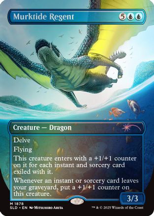 Image of Murktide Regent (Rainbow Foil) (SLD-1878) - Secret Lair Drop Series Foil