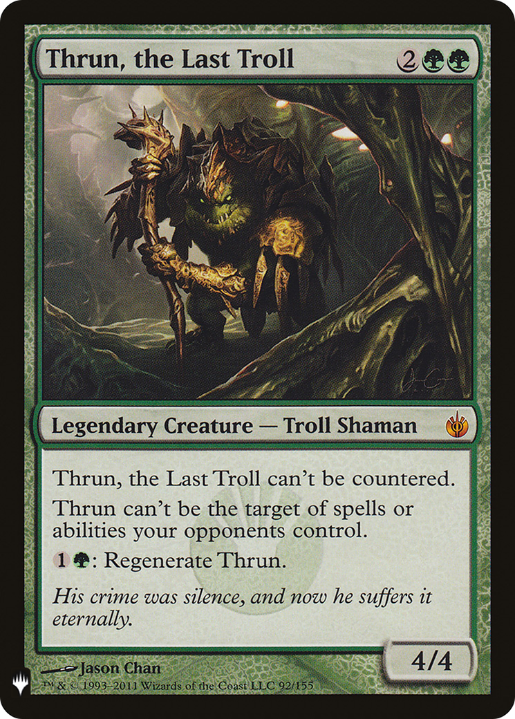 Image of Thrun, the Last Troll (LIST-MBS-92) - The List