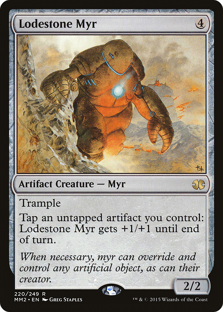 Image of Lodestone Myr (MM2-220) - Modern Masters 2015 Foil