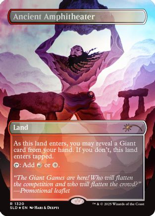 Image of Ancient Amphitheater (Rainbow Foil) (SLD-1320) - Secret Lair Drop Series Foil
