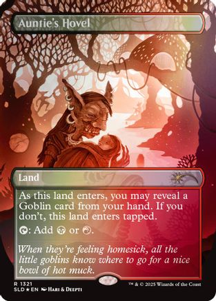 Image of Auntie's Hovel (Rainbow Foil) (SLD-1321) - Secret Lair Drop Series Foil