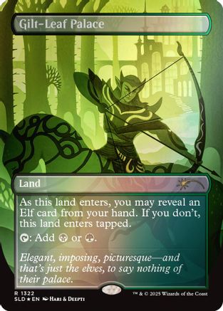 Image of Gilt-Leaf Palace (Rainbow Foil) (SLD-1322) - Secret Lair Drop Series Foil