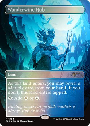 Image of Wanderwine Hub (Rainbow Foil) (SLD-1324) - Secret Lair Drop Series Foil