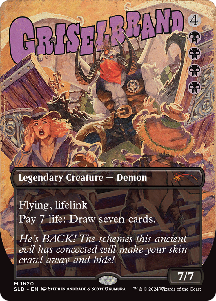 Image of Griselbrand (1620) (SLD-1620) - Secret Lair Drop (Borderless) Foil