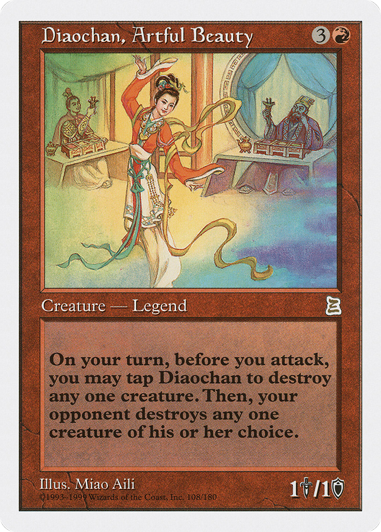 Image of Diaochan, Artful Beauty (PTK-108) - Portal Three Kingdoms