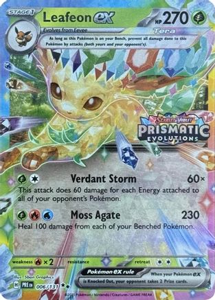 Image of Leafeon ex 006/131  - Holofoil Miscellaneous Cards & Products - Promo