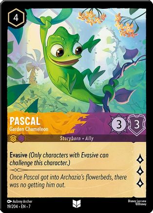 Image of Pascal - Garden Chameleon (19/204) - Archazias Island Cold Foil