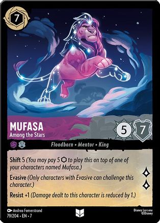 Image of Mufasa - Among the Stars (79/204) - Archazias Island Cold Foil