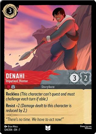 Image of Denahi - Impatient Hunter (124/204) - Archazias Island Cold Foil