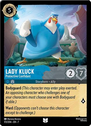 Image of Lady Kluck - Protective Confidant (172/204) - Archazias Island Cold Foil