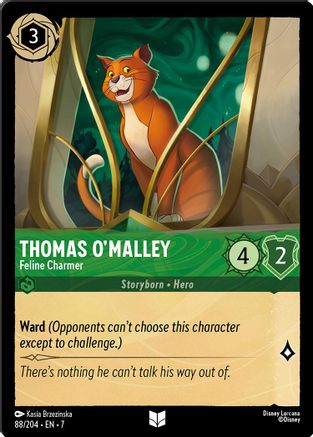 Image of Thomas O'Malley - Feline Charmer (88/204) - Archazias Island