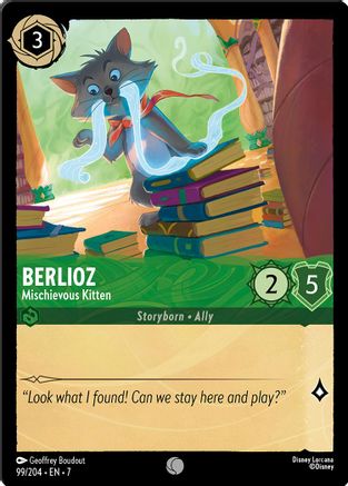 Image of Berlioz - Mischievous Kitten (99/204) - Archazias Island Cold Foil