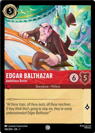 Image of Edgar Balthazar - Ambitious Butler (146/204) - Archazias Island
