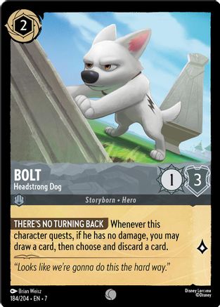 Image of Bolt - Headstrong Dog (184/204) - Archazias Island
