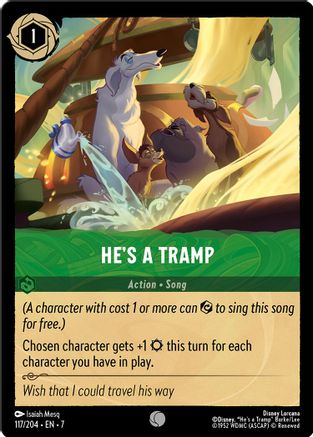 Image of He's a Tramp (117/204) - Archazias Island Cold Foil