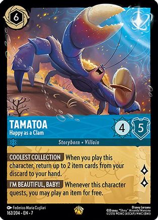 Image of Tamatoa - Happy as a Clam (162/204) - Archazias Island