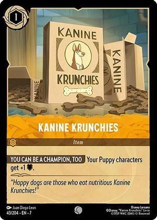 Image of Kanine Krunchies (43/204) - Archazias Island Cold Foil