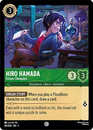 Image of Hiro Hamada - Future Champion (90/204) - Archazias Island Cold Foil