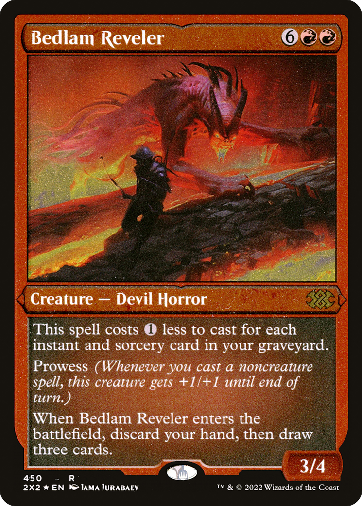 Image of Bedlam Reveler (2X2-450) - Double Masters 2022 Foil