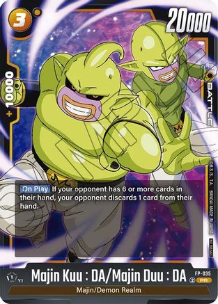 Image of Majin Kuu : DA/Majin Duu : DA (FP-035) - Tournament and Championship Promos