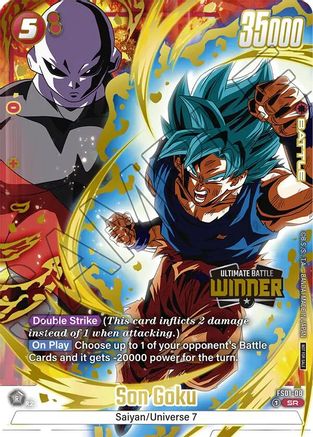 Image of Son Goku - FS01-08 (Ultimate Battle Winner) (FS01-08) - Tournament and Championship Promos Holofoil