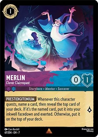 Image of Merlin - Clever Clairvoyant (67/204) - Archazias Island