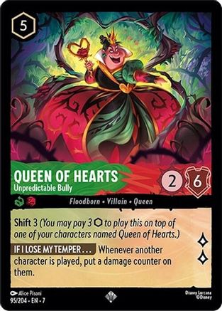 Image of Queen of Hearts - Unpredictable Bully (95/204) - Archazias Island