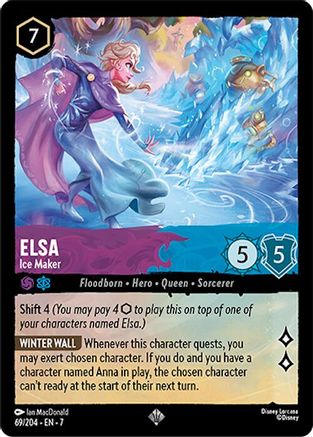 Image of Elsa - Ice Maker (69/204) - Archazias Island Cold Foil