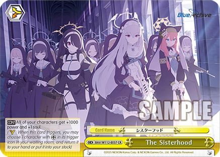 Image of The Sisterhood (BAV/W112-E037 CR) - Blue Archive