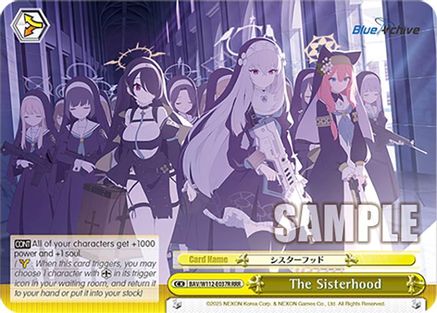 Image of The Sisterhood (RRR) (BAV/W112-E037R RRR) - Blue Archive