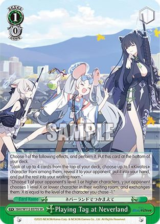Image of Playing Tag at Neverland (SR) (BAV/W112-E073S SR) - Blue Archive