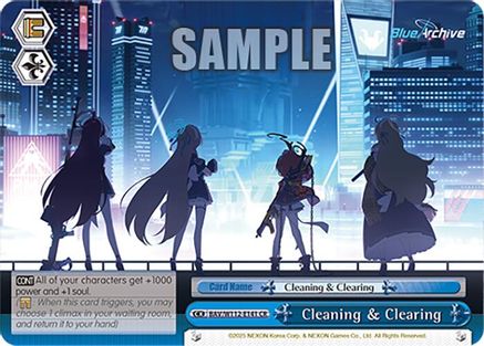 Image of Cleaning & Clearing (BAV/W112-E141 CR) - Blue Archive