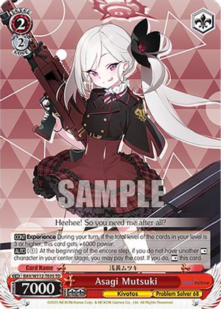 Image of Asagi Mutsuki (BAV/W112-TE05 TD) - Blue Archive