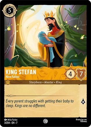 Image of King Stefan - New Father (3/204) - Archazias Island Cold Foil