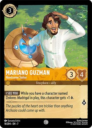 Image of Mariano Guzman - Handsome Suitor (16/204) - Archazias Island