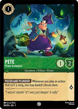 Image of Pete - Pirate Scoundrel (89/204) - Archazias Island Cold Foil