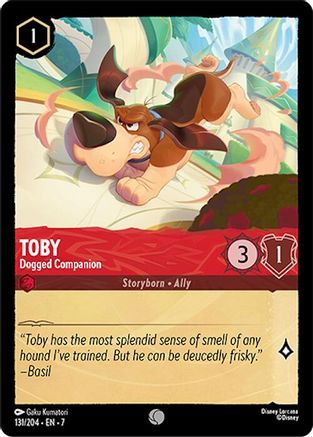 Image of Toby - Dogged Companion (131/204) - Archazias Island Cold Foil