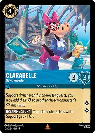 Image of Clarabelle - News Reporter (153/204) - Archazias Island Cold Foil