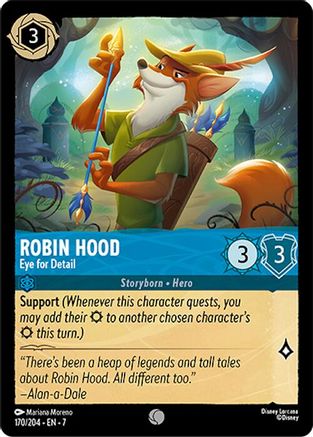 Image of Robin Hood - Eye for Detail (170/204) - Archazias Island Cold Foil