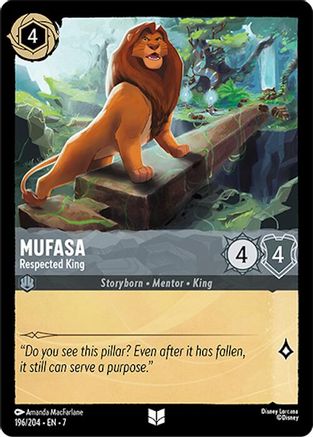 Image of Mufasa - Respected King (196/204) - Archazias Island