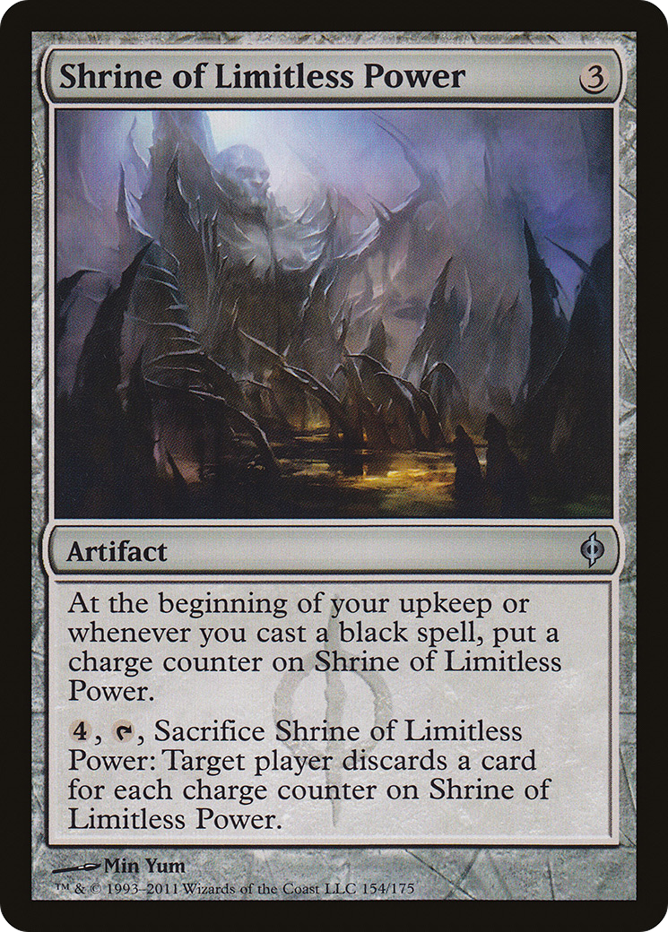 Image of Shrine of Limitless Power (NPH-154) - New Phyrexia Foil