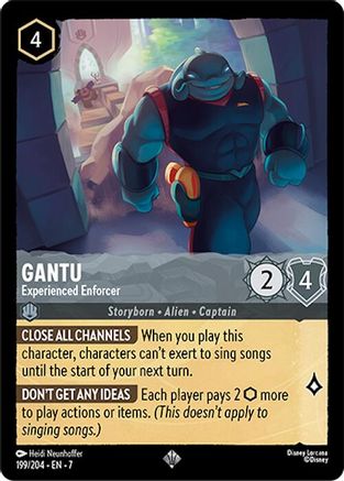 Image of Gantu - Experienced Enforcer (199/204) - Archazias Island Cold Foil