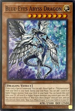 Image of Blue-Eyes Abyss Dragon (Unlimited Misprint) (SDWD-EN007) - Structure Deck: Blue-Eyes White Destiny Unlimited