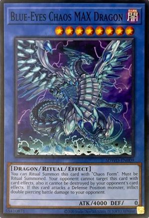 Image of Blue-Eyes Chaos MAX Dragon (Unlimited Misprint) (SDWD-EN009) - Structure Deck: Blue-Eyes White Destiny Unlimited