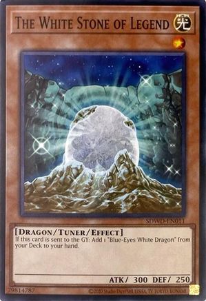 Image of The White Stone of Legend (Unlimited Misprint) (SDWD-EN011) - Structure Deck: Blue-Eyes White Destiny Unlimited