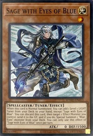 Image of Sage with Eyes of Blue (Unlimited Misprint) (SDWD-EN013) - Structure Deck: Blue-Eyes White Destiny Unlimited