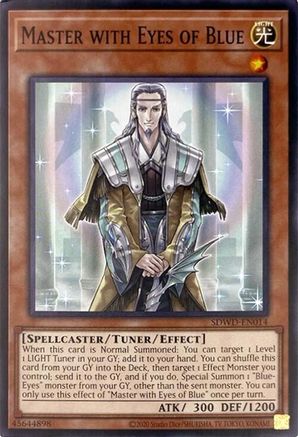 Image of Master with Eyes of Blue (Unlimited Misprint) (SDWD-EN014) - Structure Deck: Blue-Eyes White Destiny Unlimited